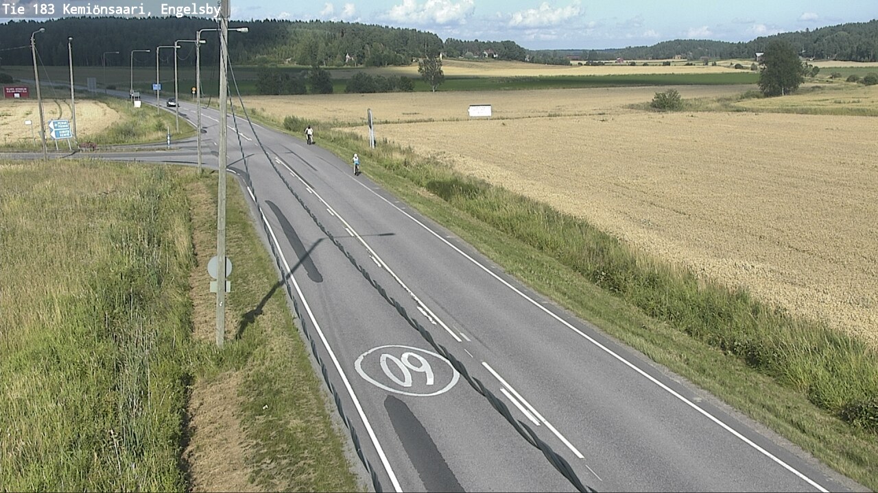 Weather Camera Image Road 183 Kemiönsaari, Engelsby, Kemiönsaari, Varsinais-Suomi
