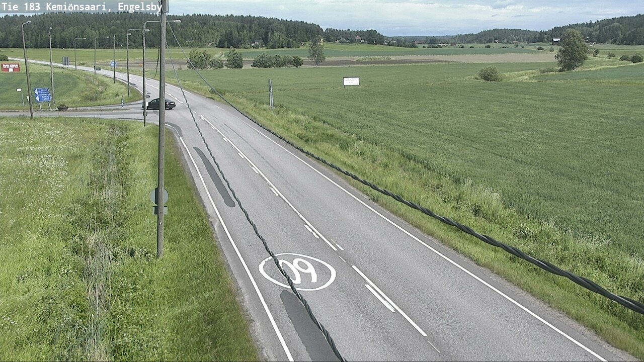 Weather Camera Image Road 183 Kemiönsaari, Engelsby, Kemiönsaari, Varsinais-Suomi