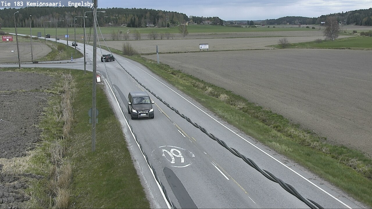 Weather Camera Image Road 183 Kemiönsaari, Engelsby, Kemiönsaari, Varsinais-Suomi