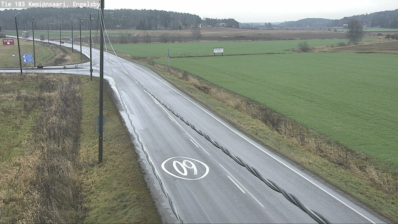Weather Camera Image Väg 183 Kimito, Engelsby, Kemiönsaari, Varsinais-Suomi