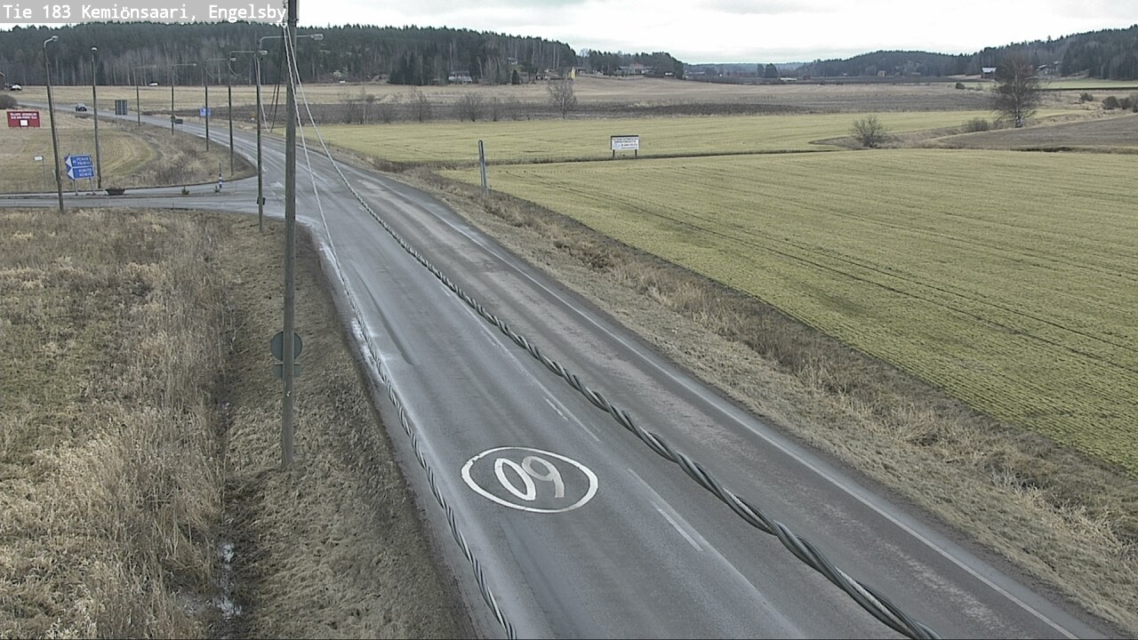 Weather Camera Image Road 183 Kemiönsaari, Engelsby, Kemiönsaari, Varsinais-Suomi
