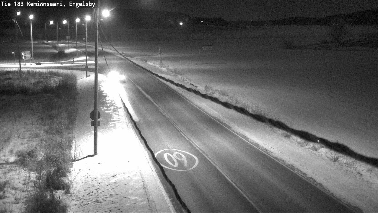 Weather Camera Image Väg 183 Kimito, Engelsby, Kemiönsaari, Varsinais-Suomi