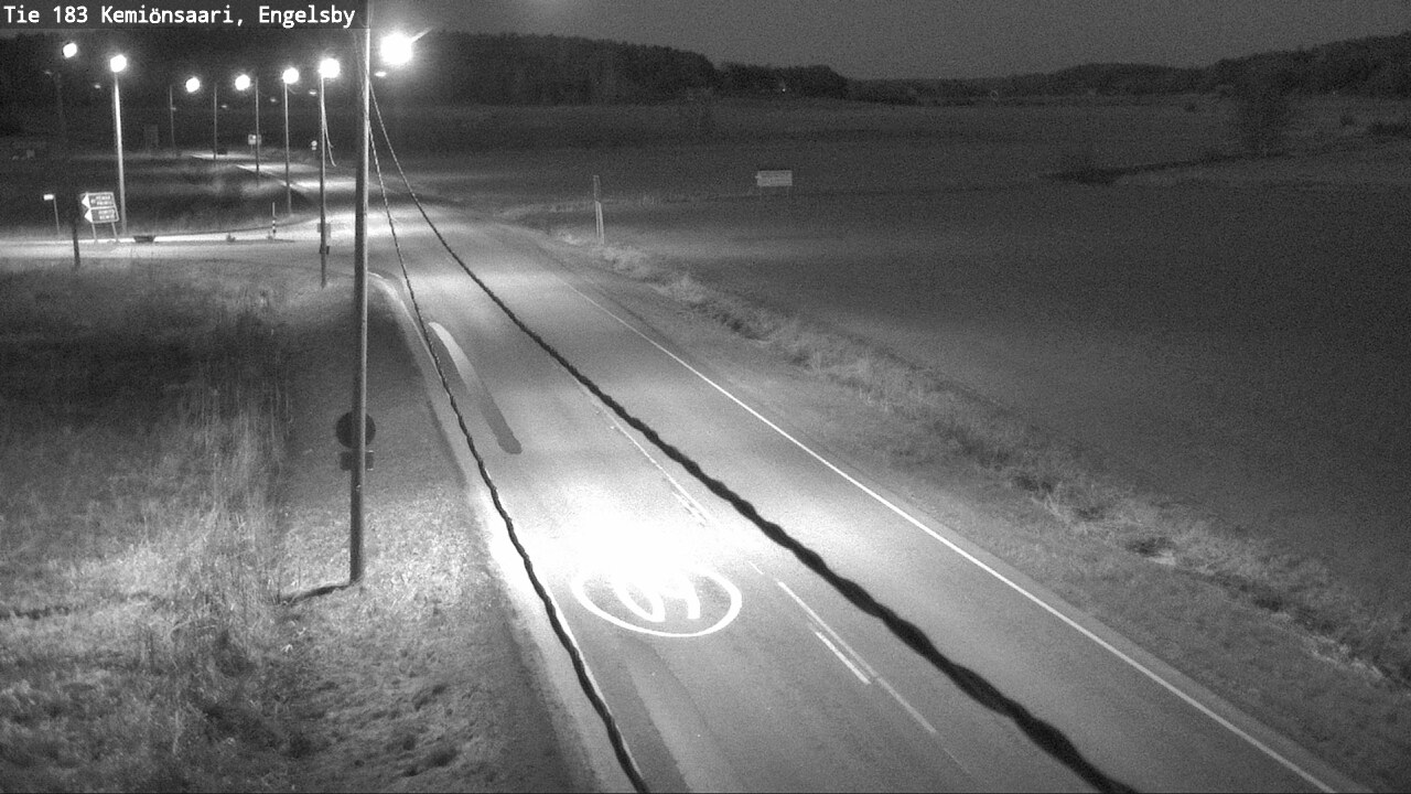 Weather Camera Image Väg 183 Kimito, Engelsby, Kemiönsaari, Varsinais-Suomi