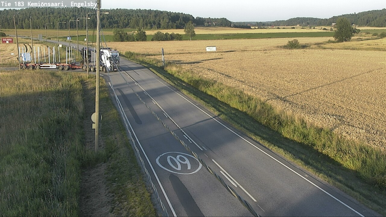 Weather Camera Image Road 183 Kemiönsaari, Engelsby, Kemiönsaari, Varsinais-Suomi