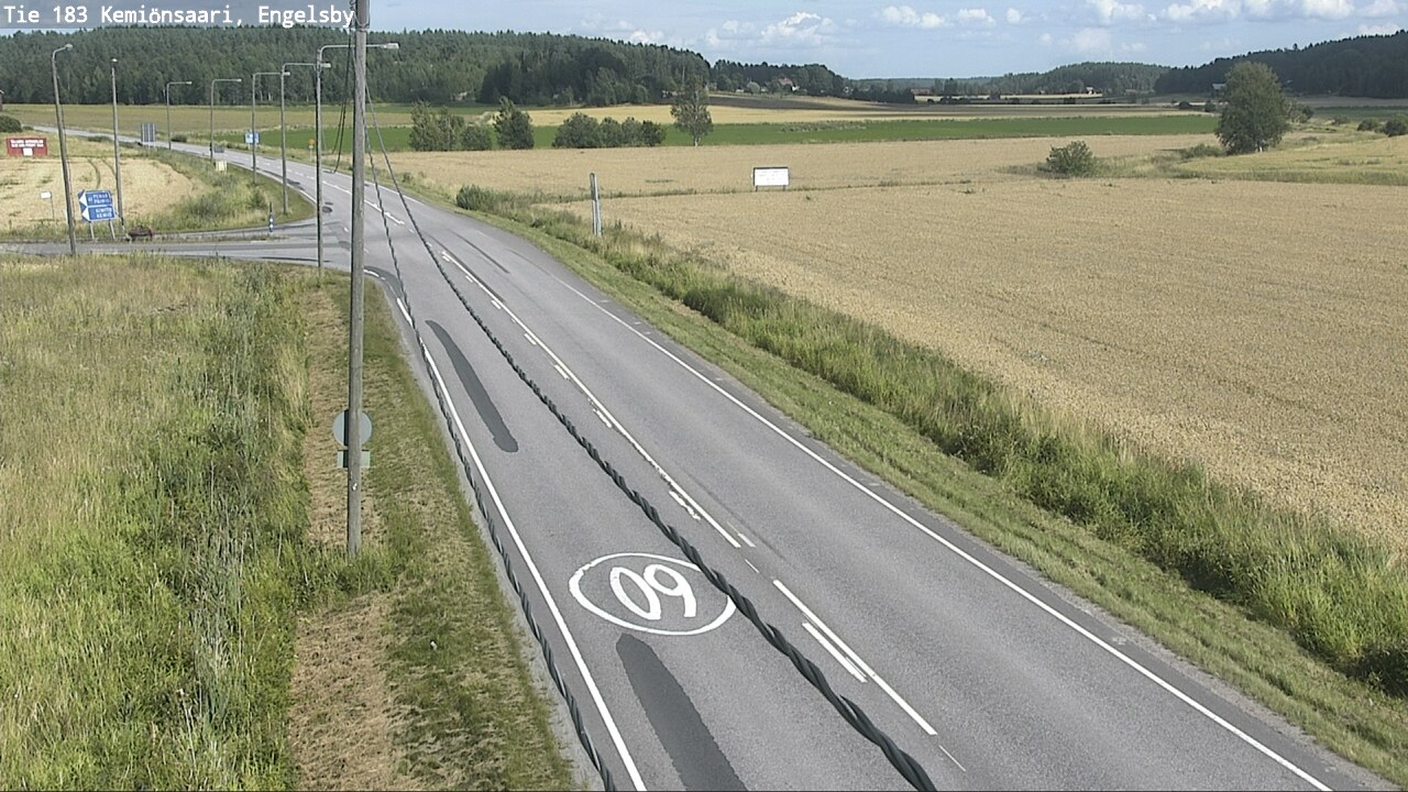 Weather Camera Image Road 183 Kemiönsaari, Engelsby, Kemiönsaari, Varsinais-Suomi