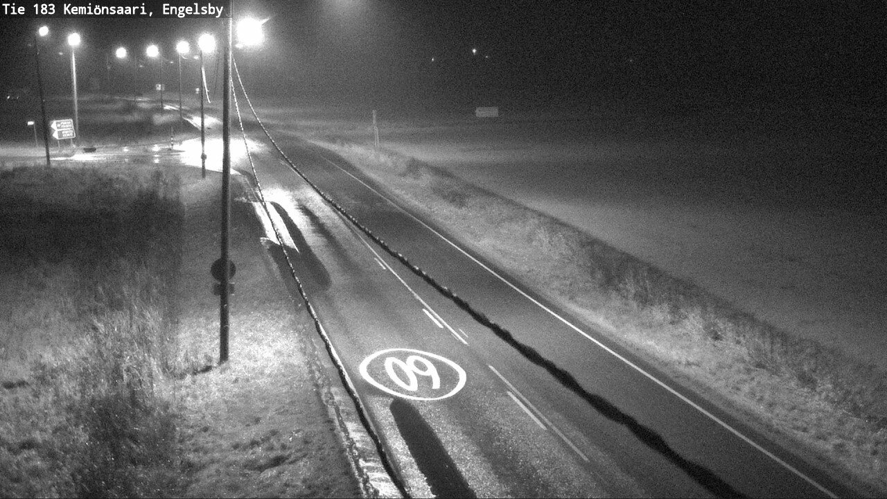 Weather Camera Image Väg 183 Kimito, Engelsby, Kemiönsaari, Varsinais-Suomi