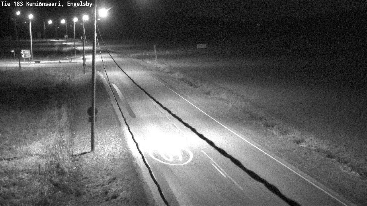 Weather Camera Image Väg 183 Kimito, Engelsby, Kemiönsaari, Varsinais-Suomi