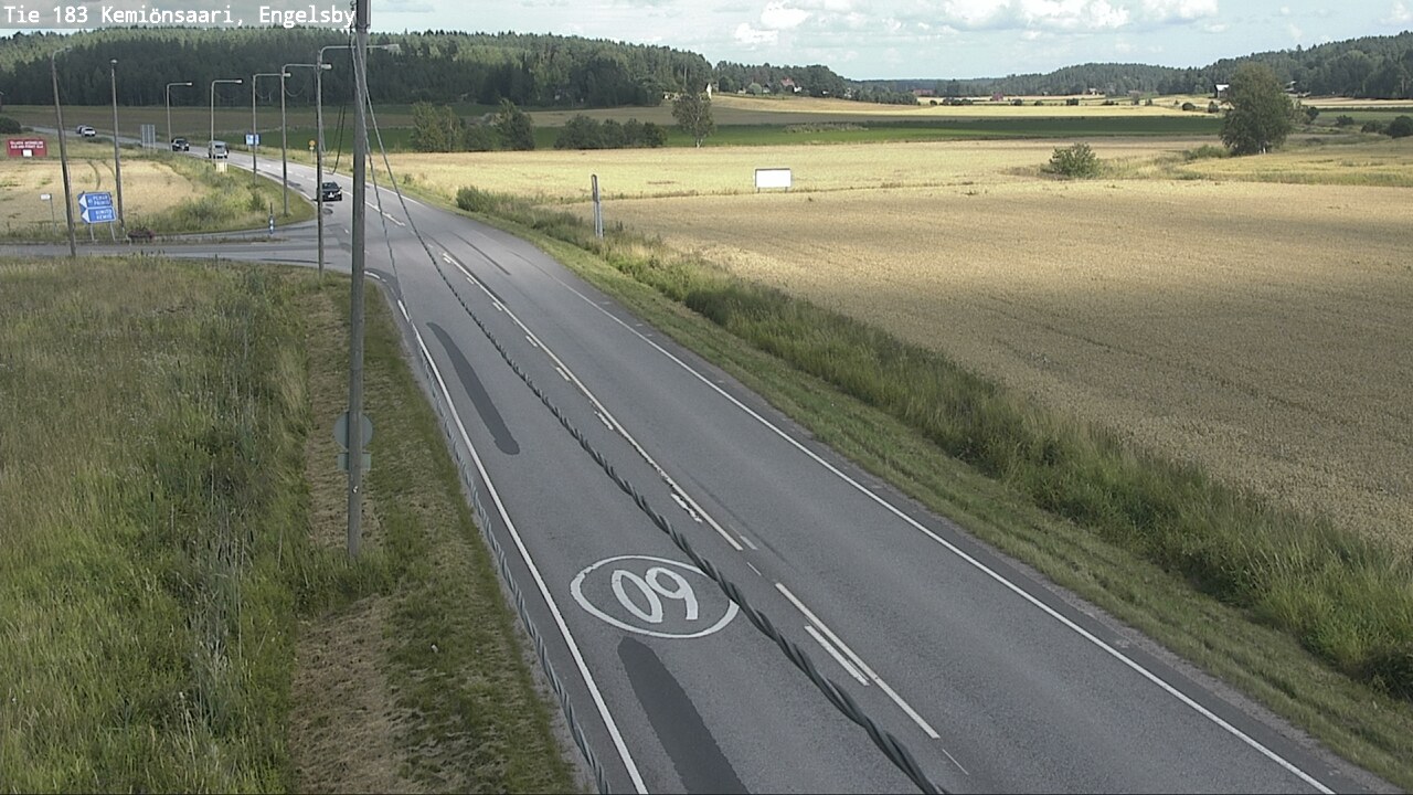 Weather Camera Image Road 183 Kemiönsaari, Engelsby, Kemiönsaari, Varsinais-Suomi
