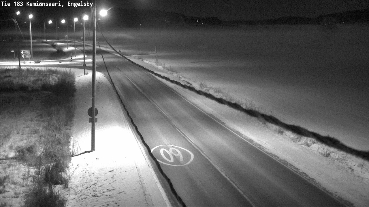 Weather Camera Image Väg 183 Kimito, Engelsby, Kemiönsaari, Varsinais-Suomi