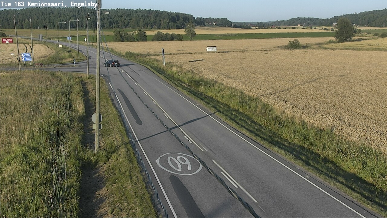 Weather Camera Image Road 183 Kemiönsaari, Engelsby, Kemiönsaari, Varsinais-Suomi