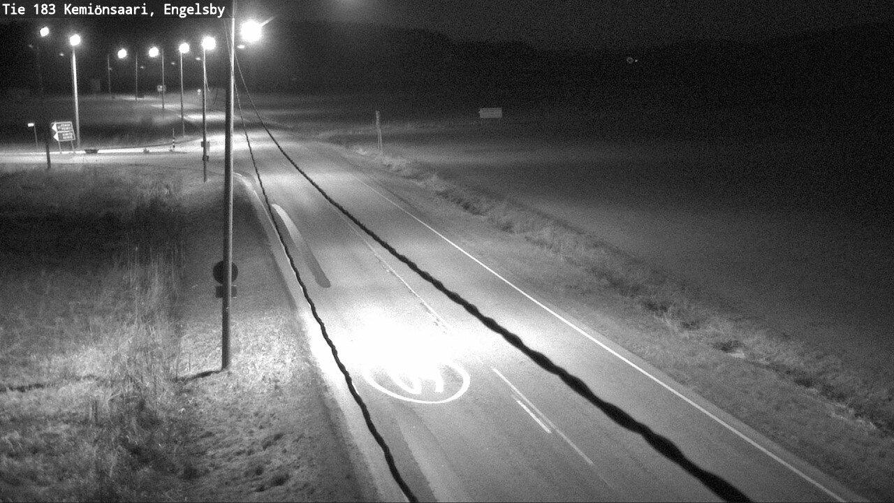 Weather Camera Image Väg 183 Kimito, Engelsby, Kemiönsaari, Varsinais-Suomi