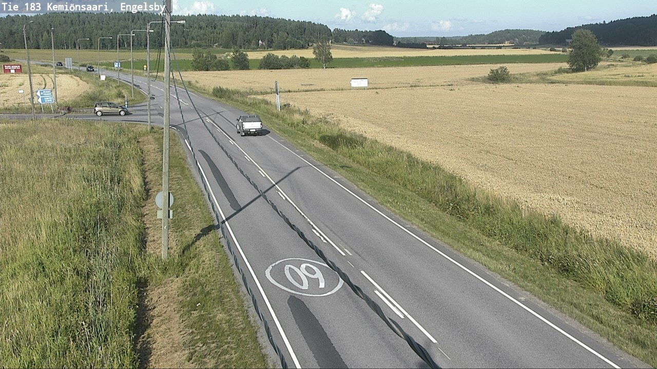 Weather Camera Image Road 183 Kemiönsaari, Engelsby, Kemiönsaari, Varsinais-Suomi