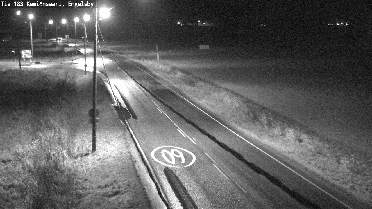 Weather Camera Image Väg 183 Kimito, Engelsby, Kemiönsaari, Varsinais-Suomi