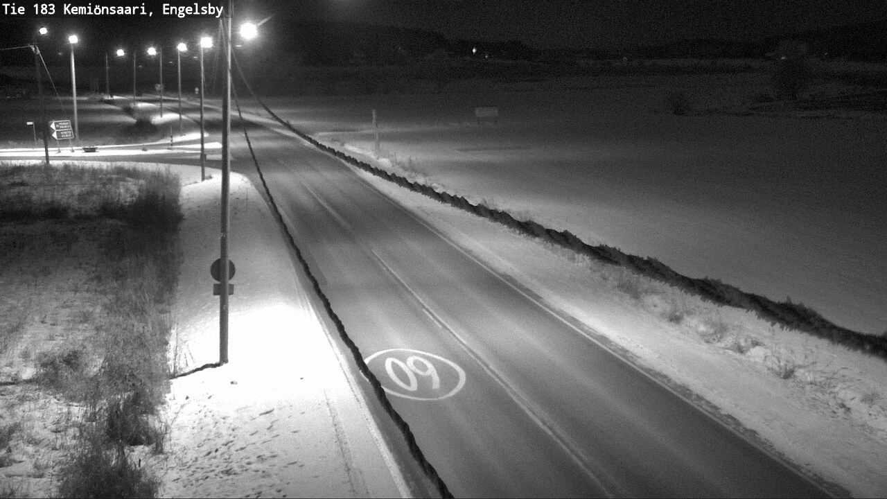 Weather Camera Image Väg 183 Kimito, Engelsby, Kemiönsaari, Varsinais-Suomi