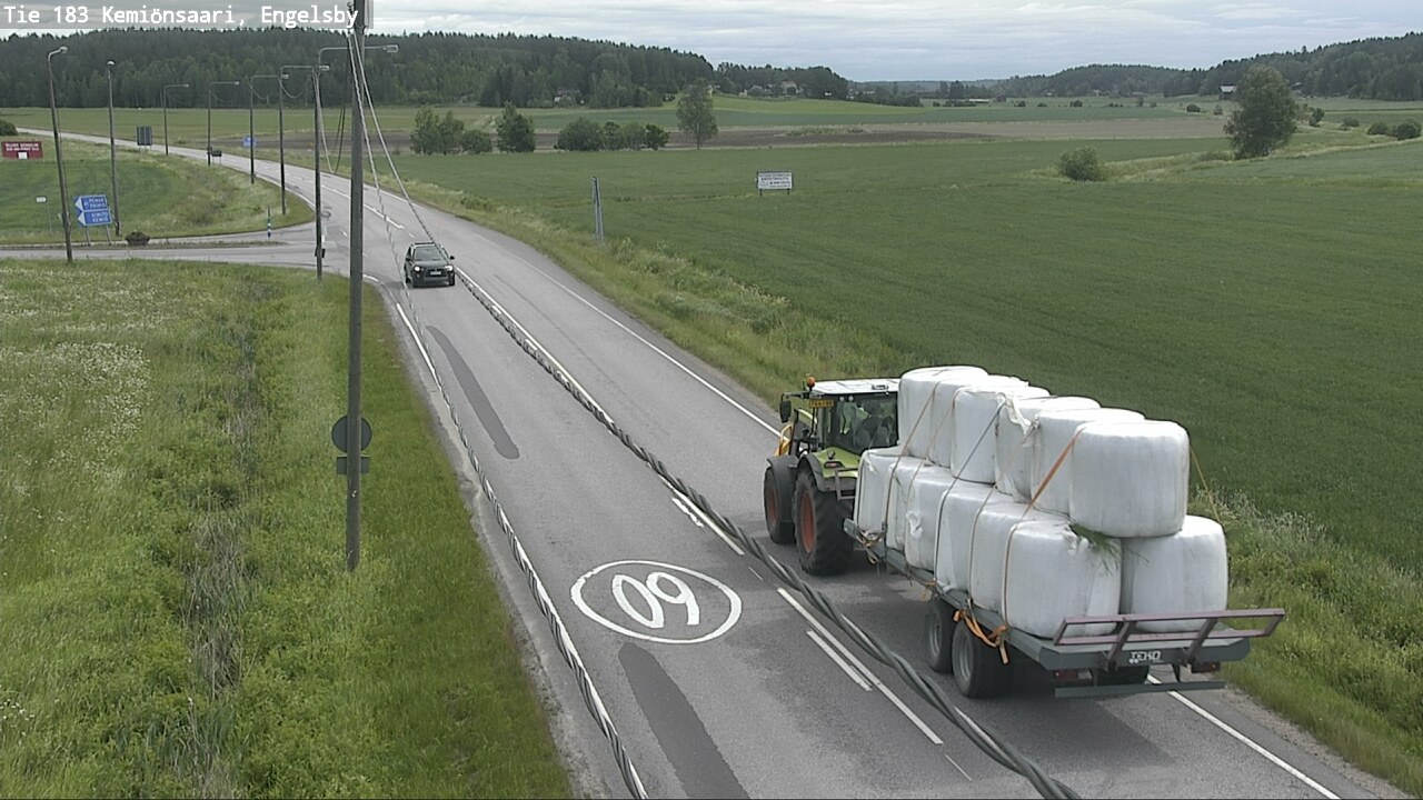 Weather Camera Image Väg 183 Kimito, Engelsby, Kemiönsaari, Varsinais-Suomi