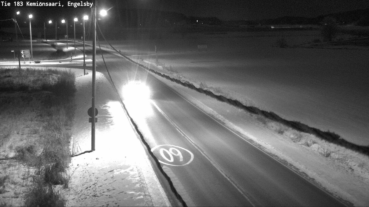Weather Camera Image Väg 183 Kimito, Engelsby, Kemiönsaari, Varsinais-Suomi