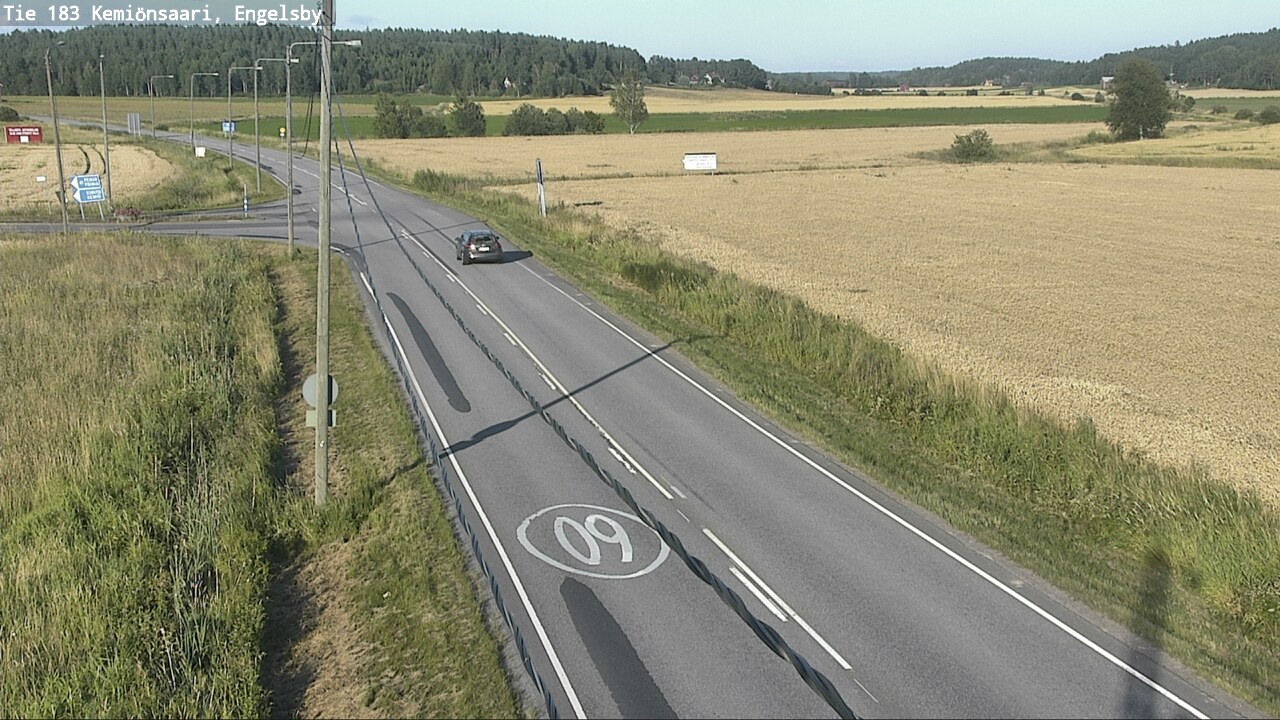 Weather Camera Image Road 183 Kemiönsaari, Engelsby, Kemiönsaari, Varsinais-Suomi
