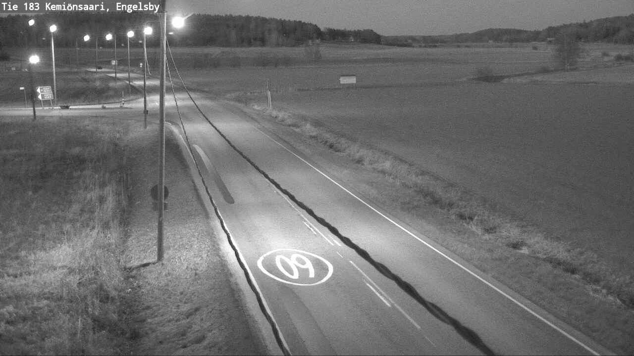 Weather Camera Image Road 183 Kemiönsaari, Engelsby, Kemiönsaari, Varsinais-Suomi