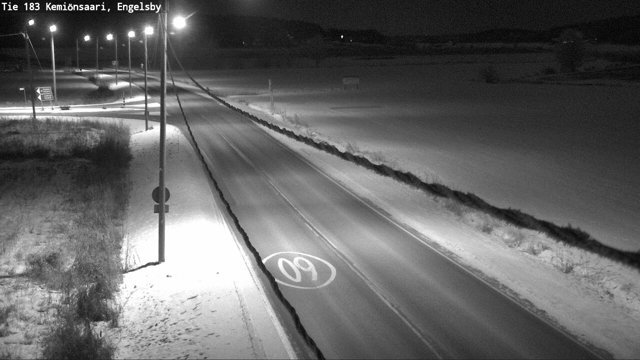 Weather Camera Image Väg 183 Kimito, Engelsby, Kemiönsaari, Varsinais-Suomi