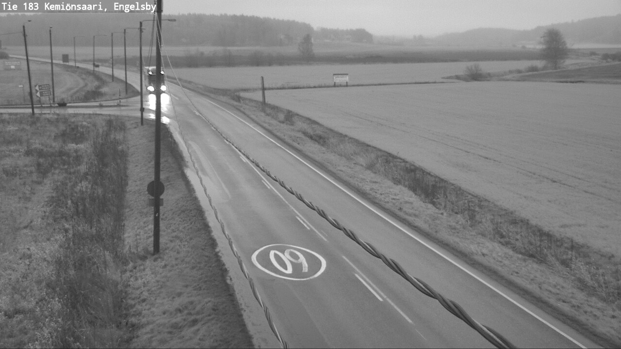 Weather Camera Image Väg 183 Kimito, Engelsby, Kemiönsaari, Varsinais-Suomi