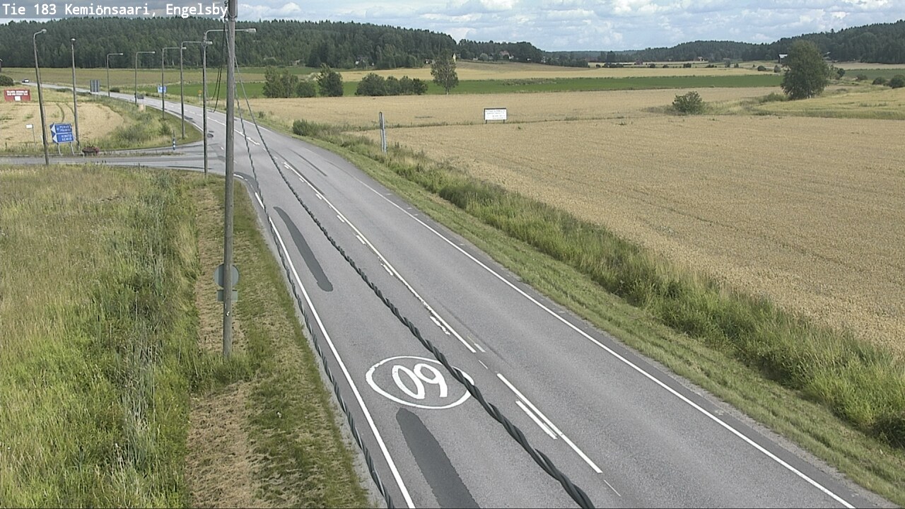 Weather Camera Image Road 183 Kemiönsaari, Engelsby, Kemiönsaari, Varsinais-Suomi