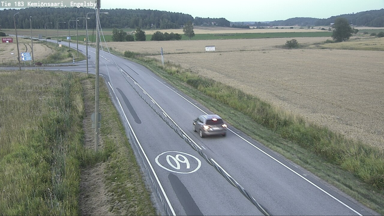 Weather Camera Image Road 183 Kemiönsaari, Engelsby, Kemiönsaari, Varsinais-Suomi