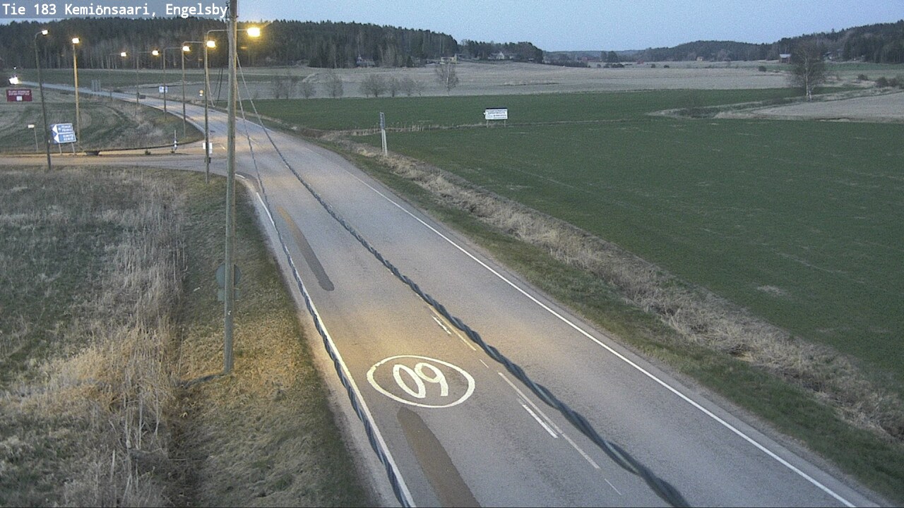 Weather Camera Image Road 183 Kemiönsaari, Engelsby, Kemiönsaari, Varsinais-Suomi
