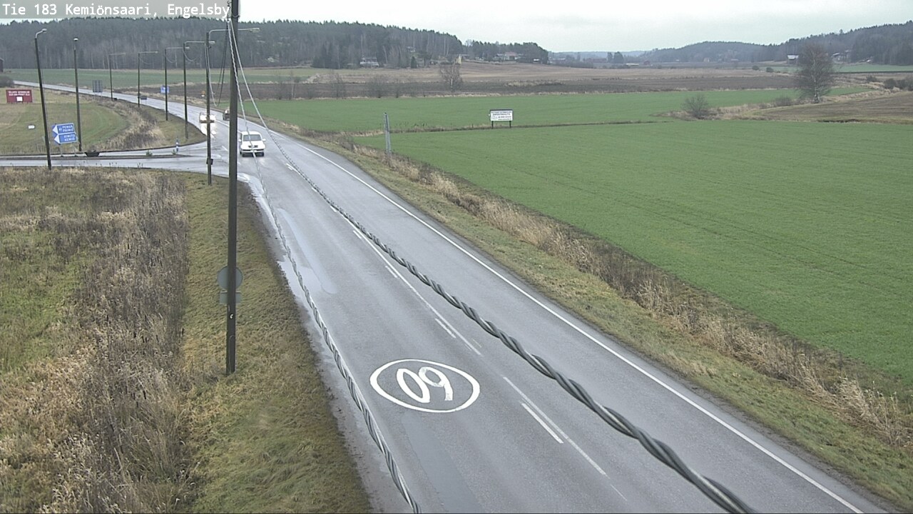 Weather Camera Image Väg 183 Kimito, Engelsby, Kemiönsaari, Varsinais-Suomi