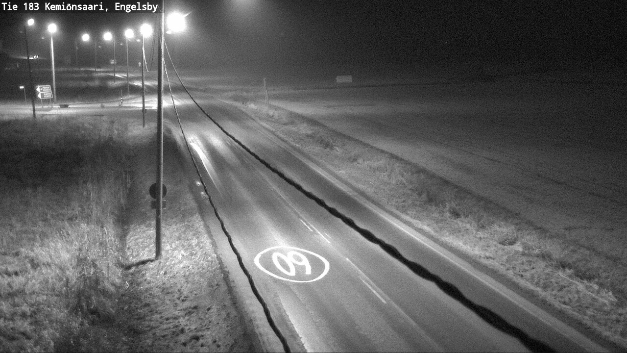 Weather Camera Image Väg 183 Kimito, Engelsby, Kemiönsaari, Varsinais-Suomi