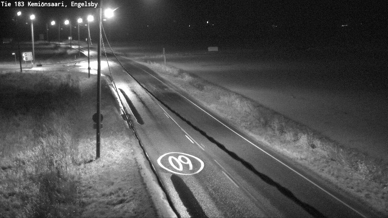 Weather Camera Image Väg 183 Kimito, Engelsby, Kemiönsaari, Varsinais-Suomi