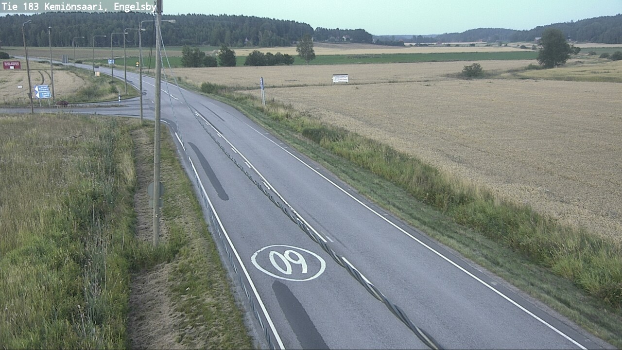 Weather Camera Image Road 183 Kemiönsaari, Engelsby, Kemiönsaari, Varsinais-Suomi