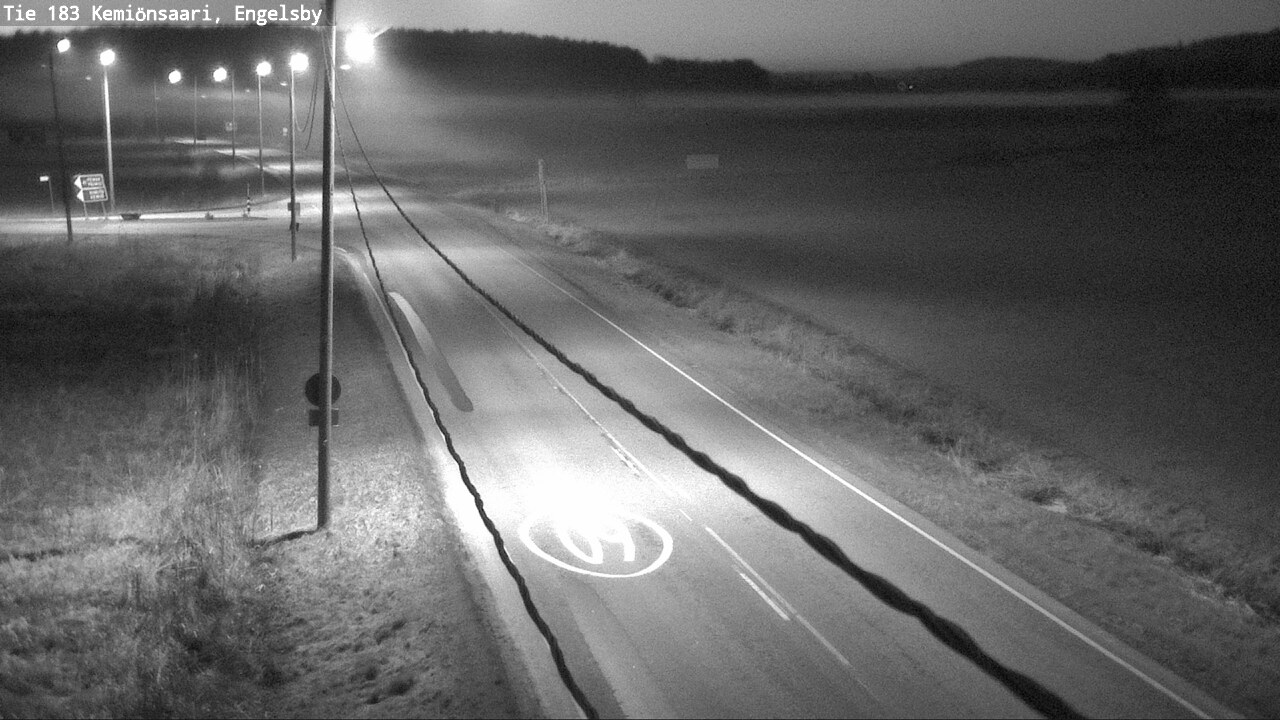 Weather Camera Image Väg 183 Kimito, Engelsby, Kemiönsaari, Varsinais-Suomi