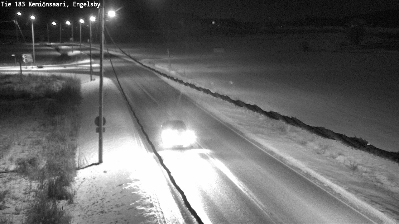 Weather Camera Image Väg 183 Kimito, Engelsby, Kemiönsaari, Varsinais-Suomi