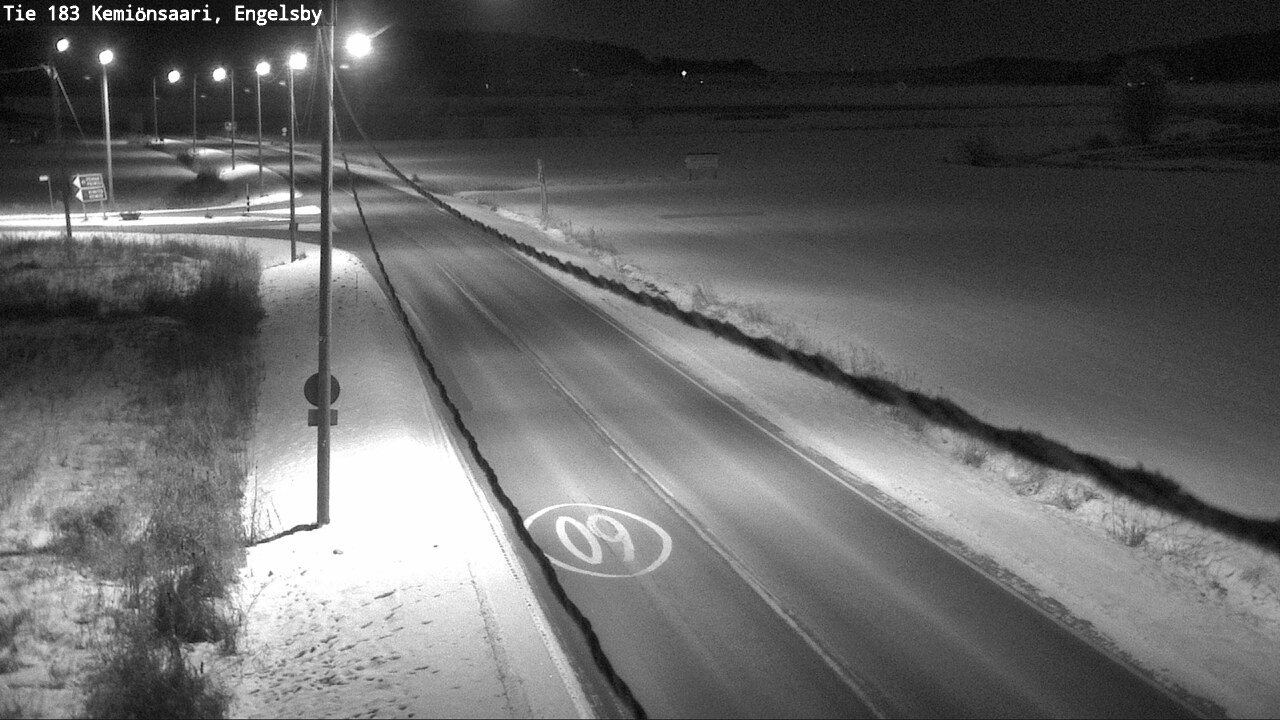Weather Camera Image Väg 183 Kimito, Engelsby, Kemiönsaari, Varsinais-Suomi