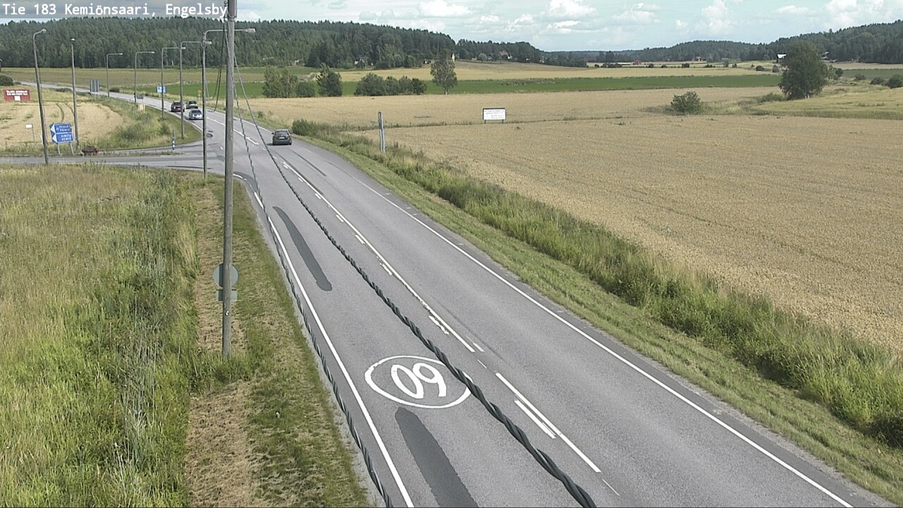 Weather Camera Image Road 183 Kemiönsaari, Engelsby, Kemiönsaari, Varsinais-Suomi