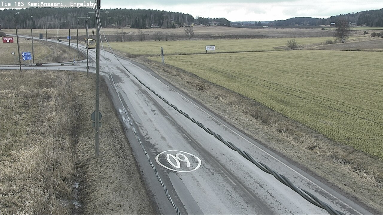 Weather Camera Image Road 183 Kemiönsaari, Engelsby, Kemiönsaari, Varsinais-Suomi