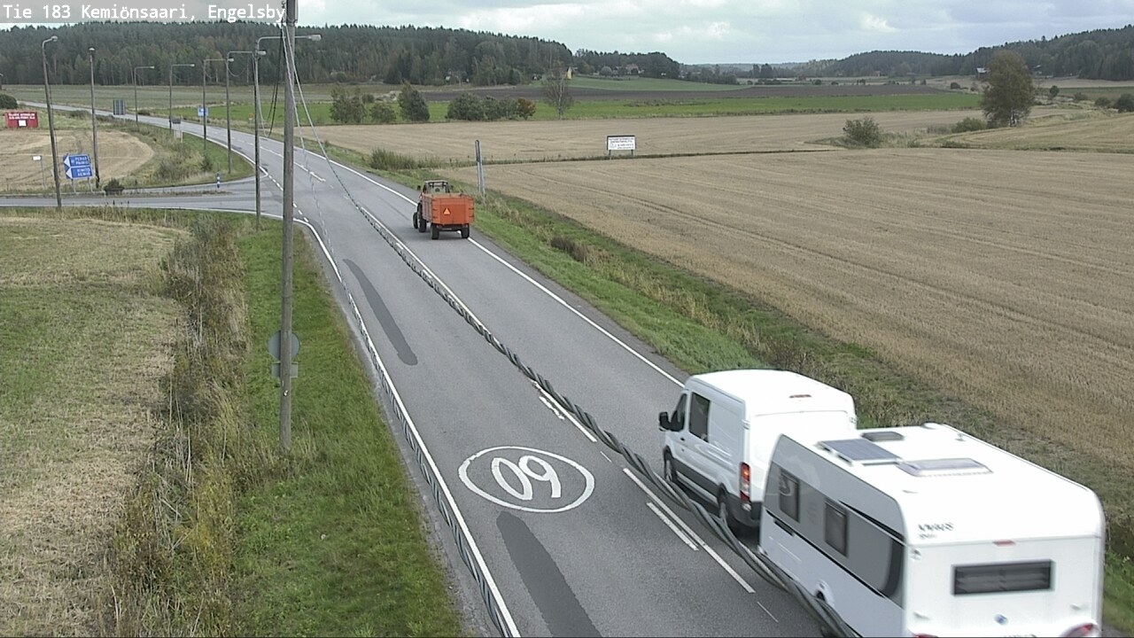 Weather Camera Image Road 183 Kemiönsaari, Engelsby, Kemiönsaari, Varsinais-Suomi