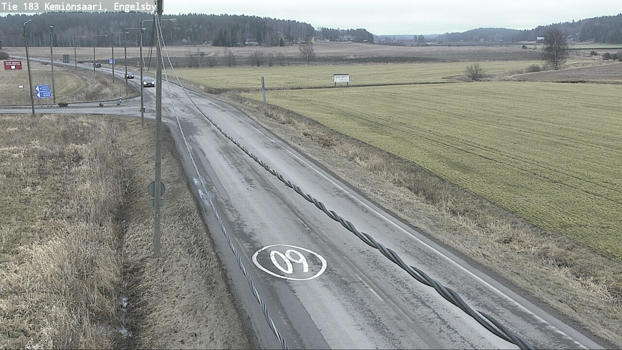 Weather Camera Image Road 183 Kemiönsaari, Engelsby, Kemiönsaari, Varsinais-Suomi