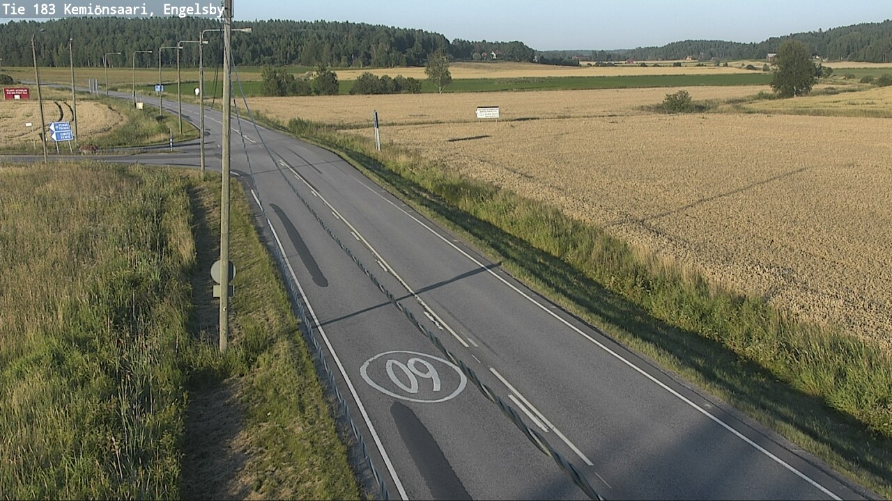 Weather Camera Image Road 183 Kemiönsaari, Engelsby, Kemiönsaari, Varsinais-Suomi