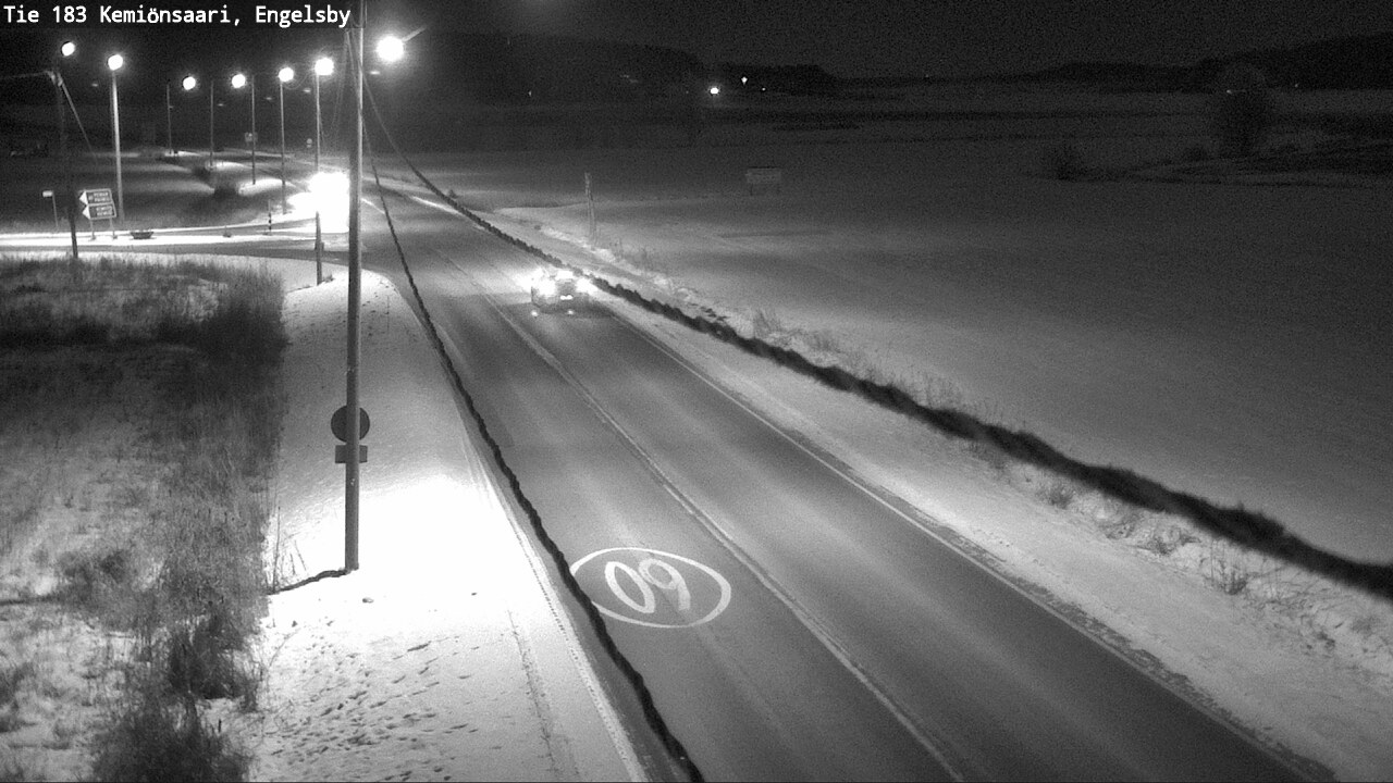 Weather Camera Image Väg 183 Kimito, Engelsby, Kemiönsaari, Varsinais-Suomi