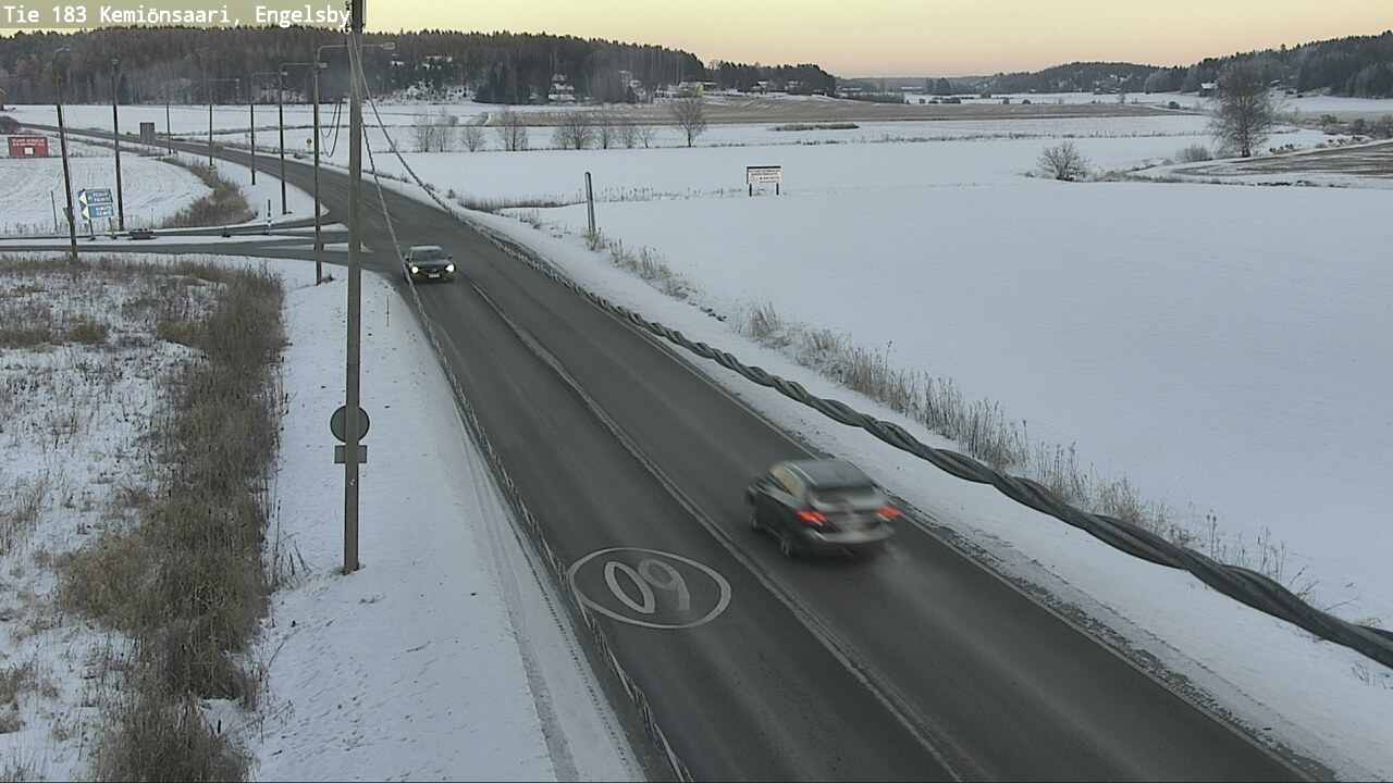 Weather Camera Image Väg 183 Kimito, Engelsby, Kemiönsaari, Varsinais-Suomi
