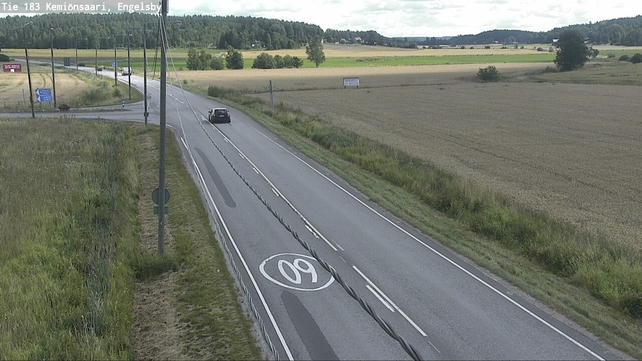 Weather Camera Image Road 183 Kemiönsaari, Engelsby, Kemiönsaari, Varsinais-Suomi