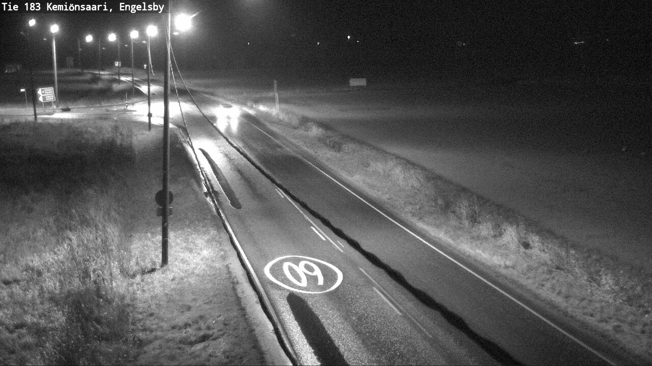 Weather Camera Image Väg 183 Kimito, Engelsby, Kemiönsaari, Varsinais-Suomi