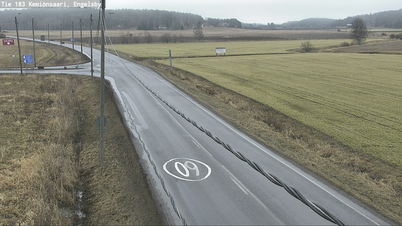 Weather Camera Image Road 183 Kemiönsaari, Engelsby, Kemiönsaari, Varsinais-Suomi