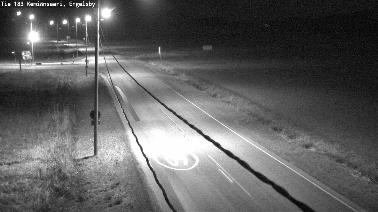 Weather Camera Image Väg 183 Kimito, Engelsby, Kemiönsaari, Varsinais-Suomi