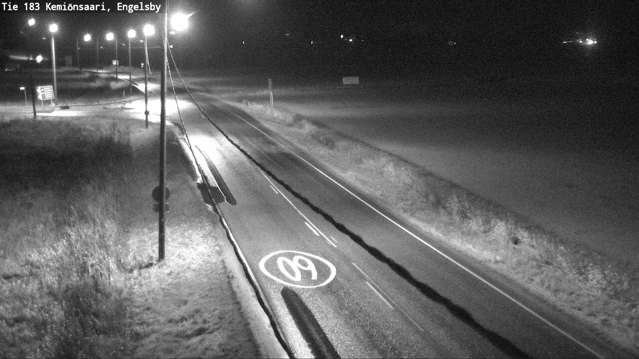 Weather Camera Image Väg 183 Kimito, Engelsby, Kemiönsaari, Varsinais-Suomi