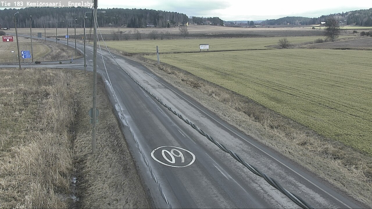 Weather Camera Image Road 183 Kemiönsaari, Engelsby, Kemiönsaari, Varsinais-Suomi