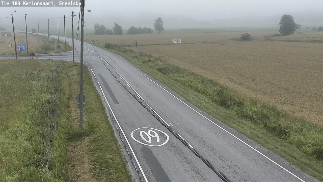 Weather Camera Image Road 183 Kemiönsaari, Engelsby, Kemiönsaari, Varsinais-Suomi