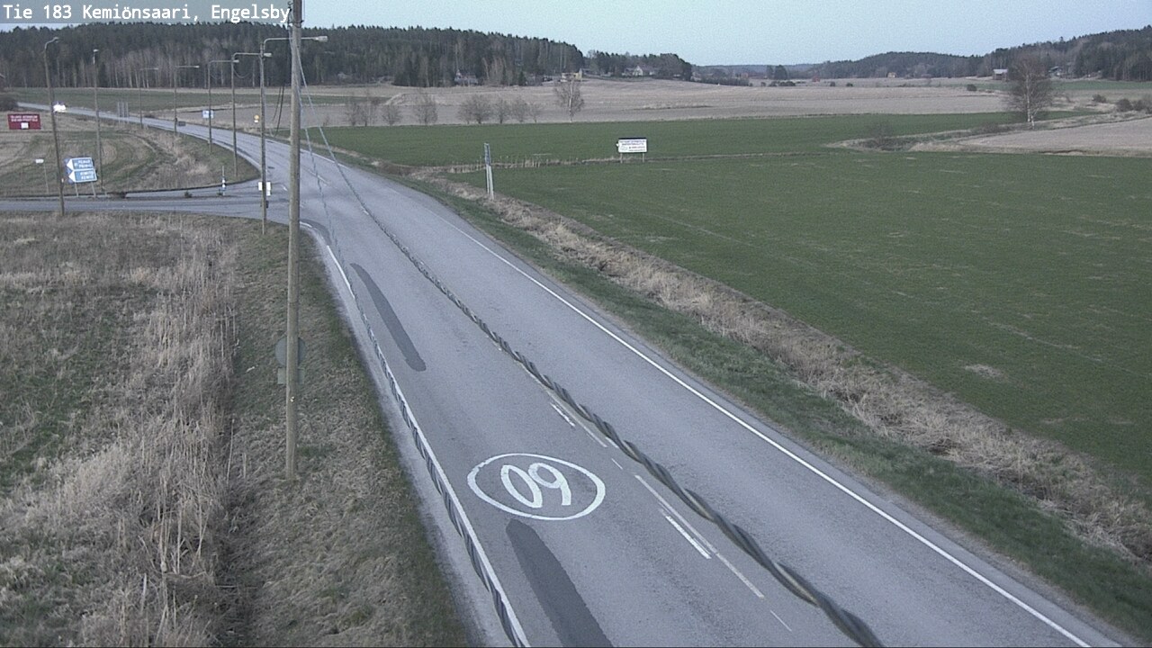 Weather Camera Image Road 183 Kemiönsaari, Engelsby, Kemiönsaari, Varsinais-Suomi