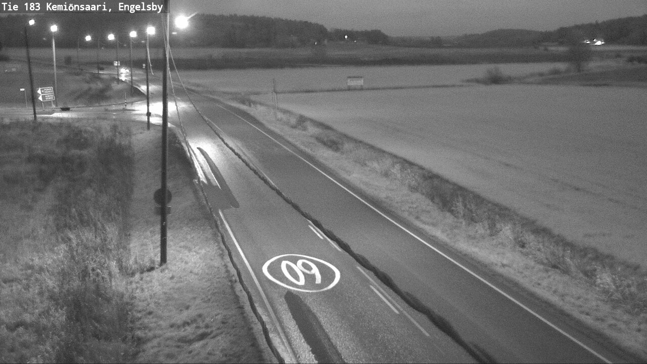 Weather Camera Image Väg 183 Kimito, Engelsby, Kemiönsaari, Varsinais-Suomi